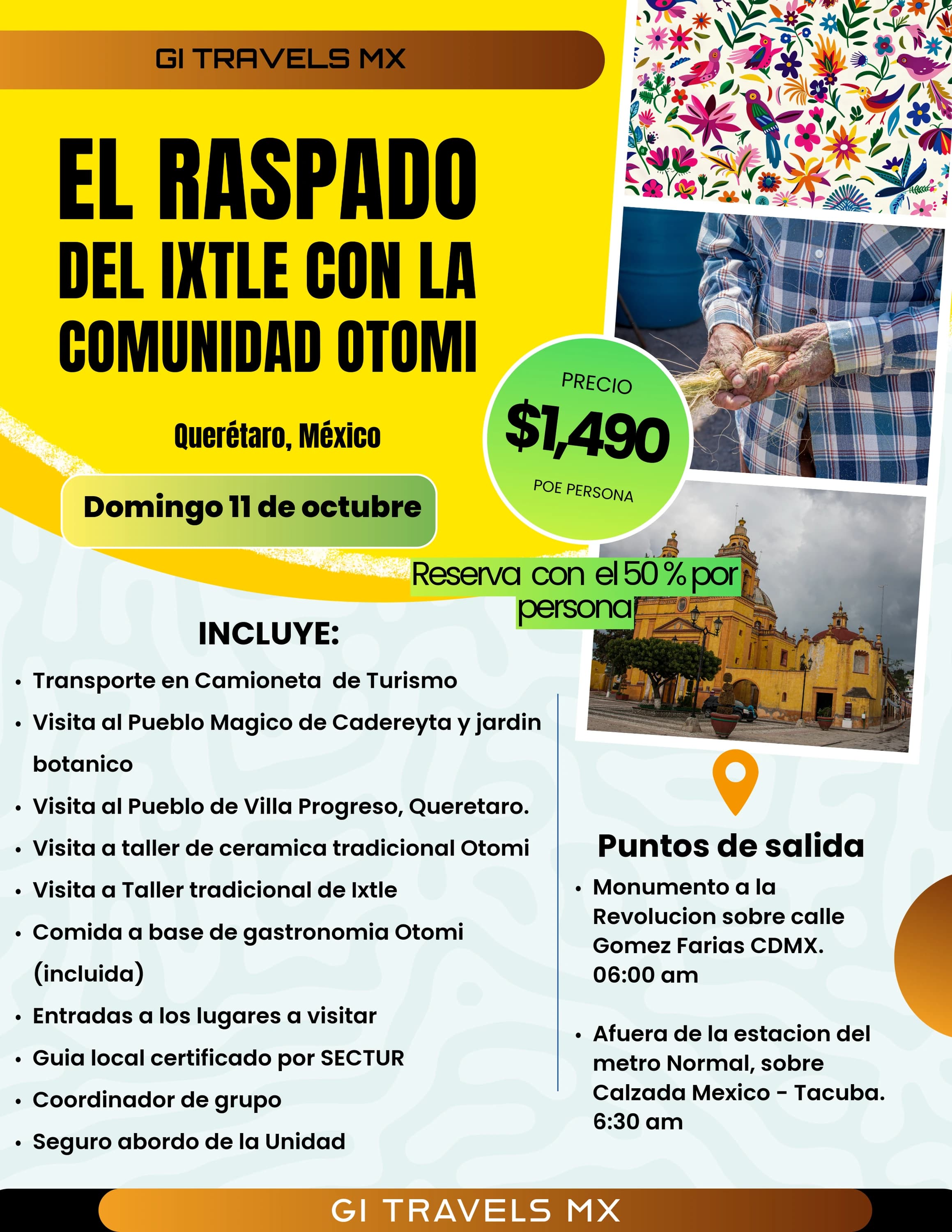 Raspado del Ixtle — imagen informativa completa